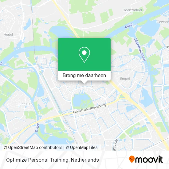 Optimize Personal Training kaart