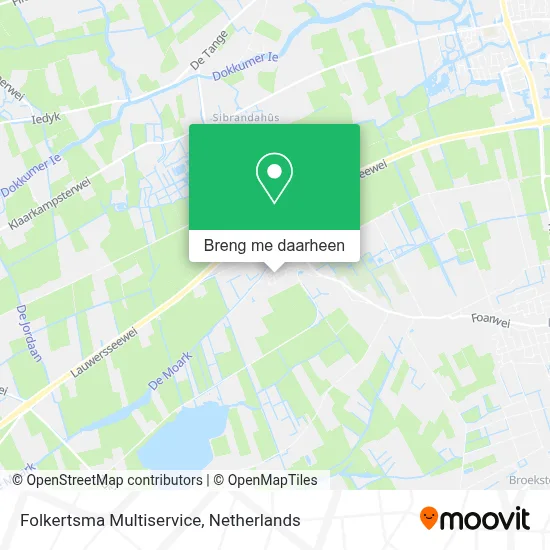 Folkertsma Multiservice kaart