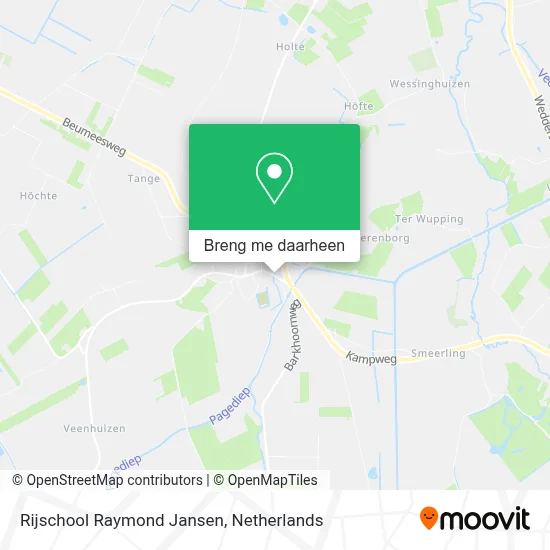 Rijschool Raymond Jansen kaart