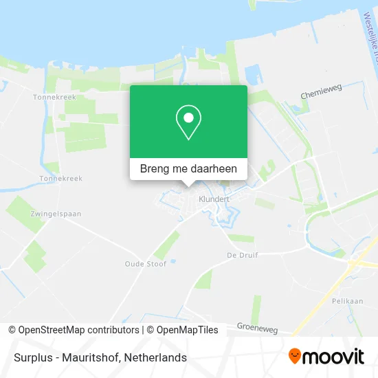 Surplus - Mauritshof kaart