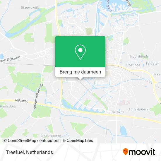 Treefuel kaart