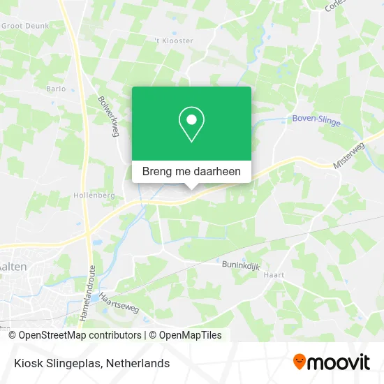 Kiosk Slingeplas kaart