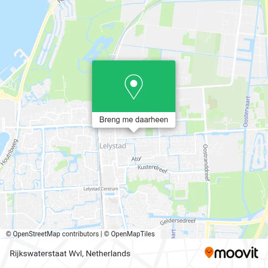 Rijkswaterstaat Wvl kaart