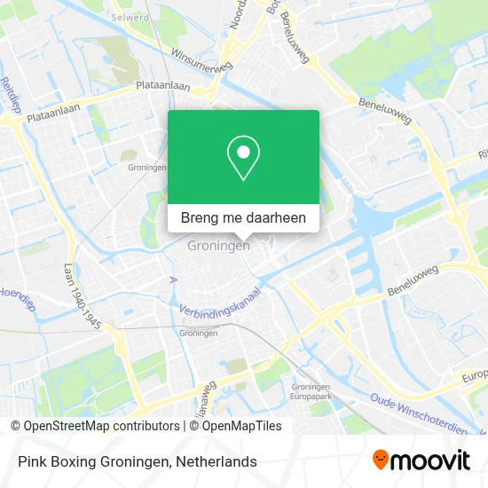 Pink Boxing Groningen kaart