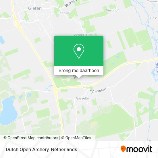 Dutch Open Archery kaart