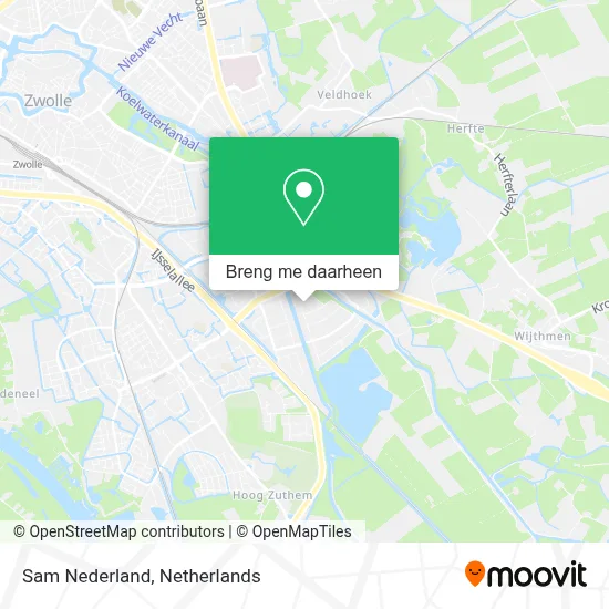 Sam Nederland kaart