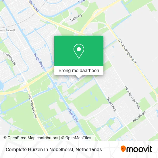 Complete Huizen In Nobelhorst kaart