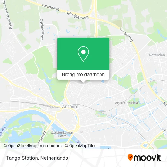 Tango Station kaart