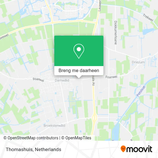 Thomashuis kaart