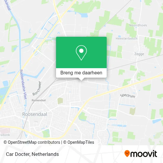Car Docter kaart