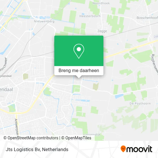 Jts Logistics Bv kaart