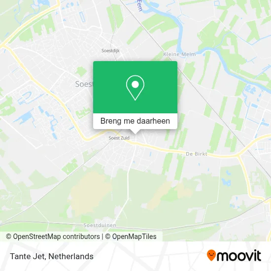 Tante Jet kaart