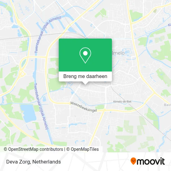 Deva Zorg kaart