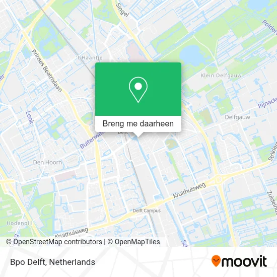 Bpo Delft kaart