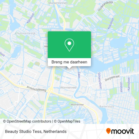 Beauty Studio Tess kaart