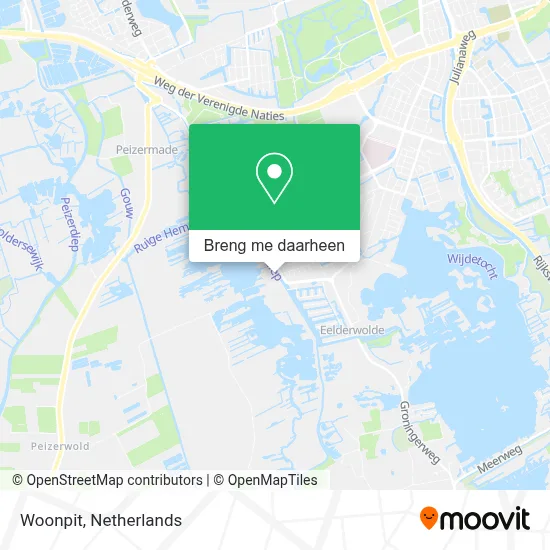 Woonpit kaart