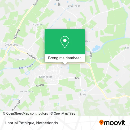Haar M'Pathique kaart