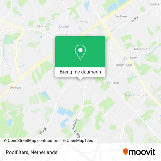 Poolfilters kaart