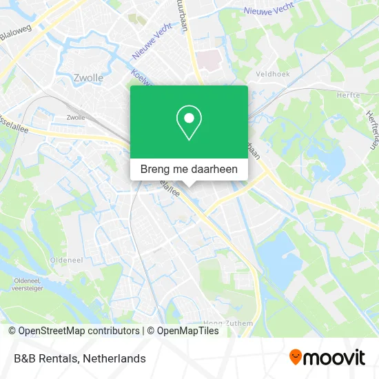 B&B Rentals kaart