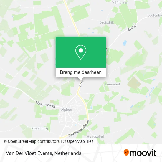 Van Der Vloet Events kaart
