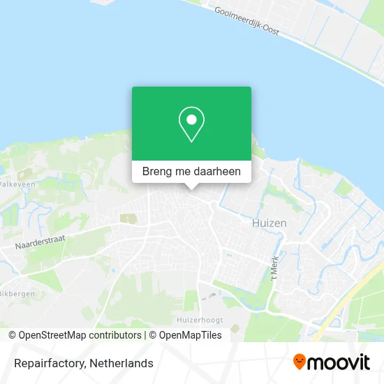 Repairfactory kaart