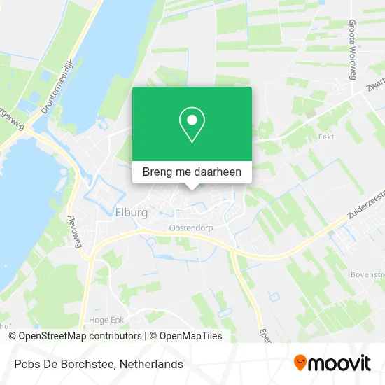 Pcbs De Borchstee kaart