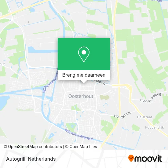 Autogrill kaart