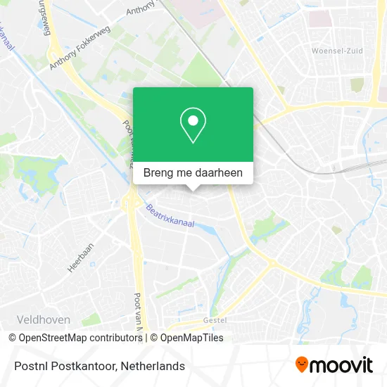 Postnl Postkantoor kaart