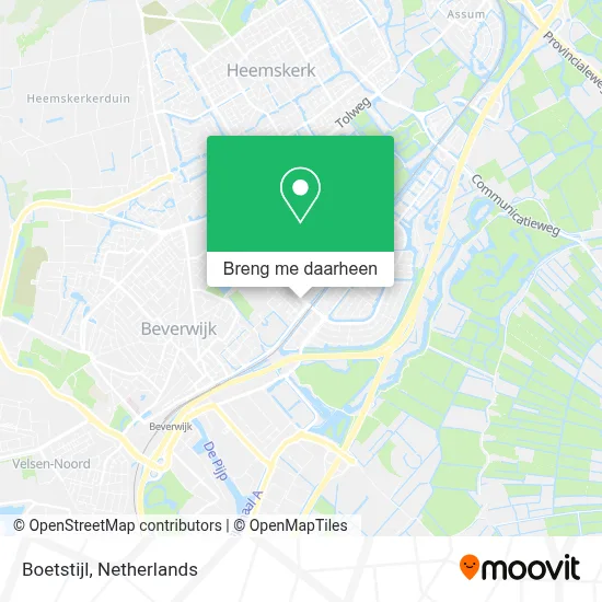 Boetstijl kaart