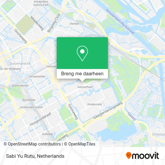 Sabi Yu Rutu kaart