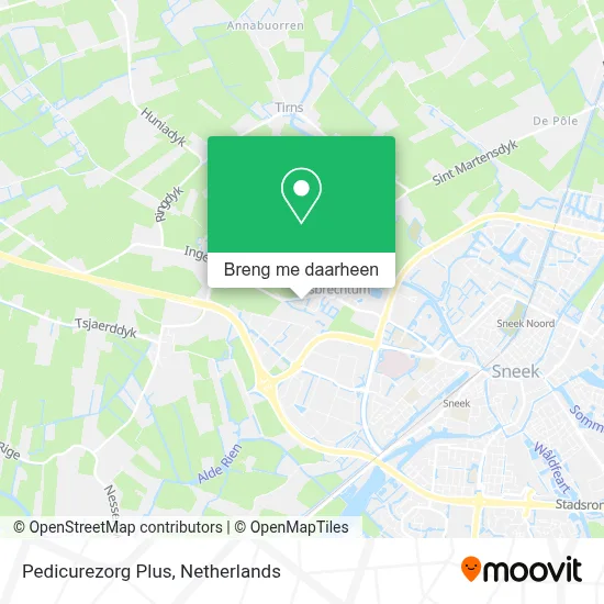Pedicurezorg Plus kaart