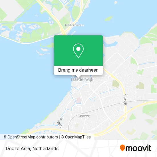 Doozo Asia kaart