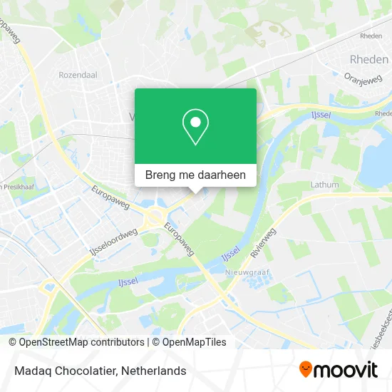 Madaq Chocolatier kaart