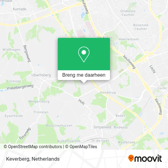 Keverberg kaart