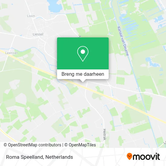Roma Speelland kaart