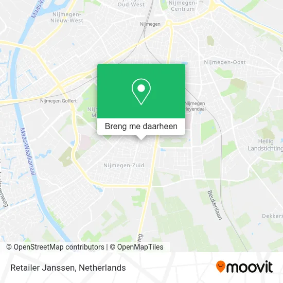 Retailer Janssen kaart