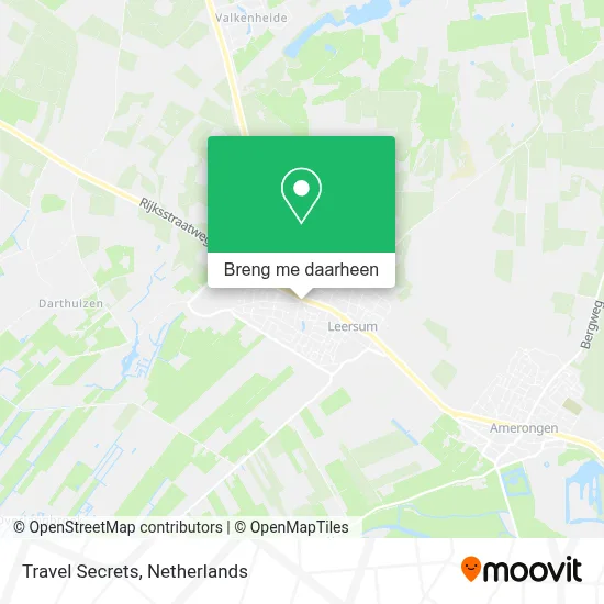 Travel Secrets kaart