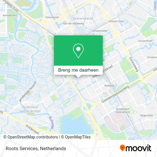 Roots Services kaart