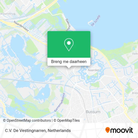 C.V. De Vestingnarren kaart