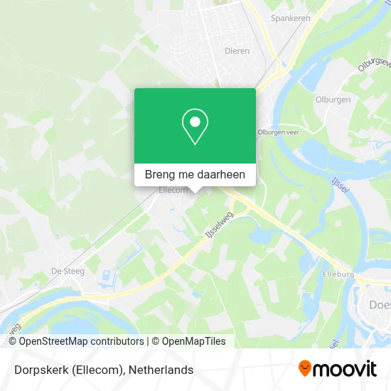 Dorpskerk (Ellecom) kaart