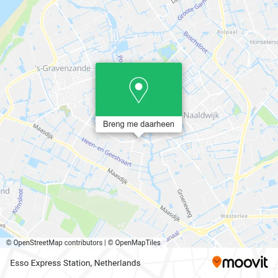 Esso Express Station kaart