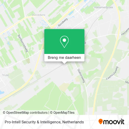 Pro-Intell Security & Intelligence kaart