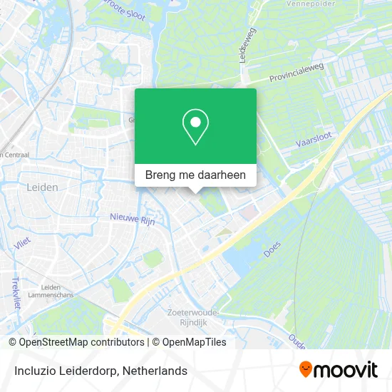 Incluzio Leiderdorp kaart