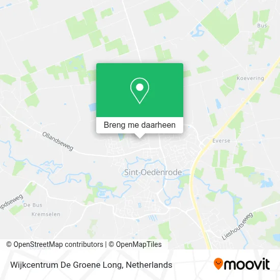 Wijkcentrum De Groene Long kaart