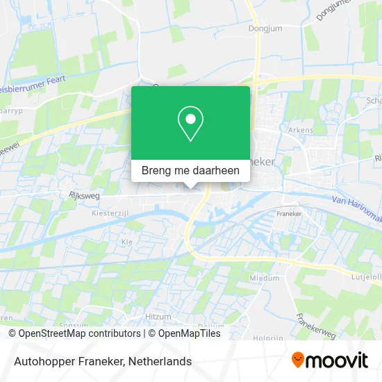 Autohopper Franeker kaart