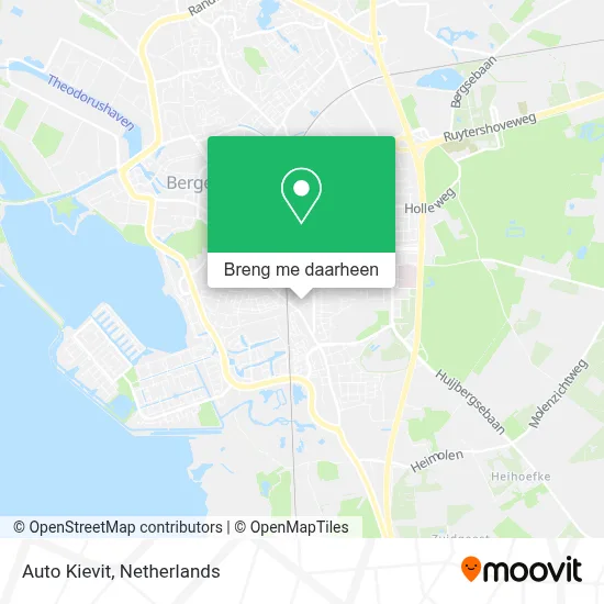 Auto Kievit kaart