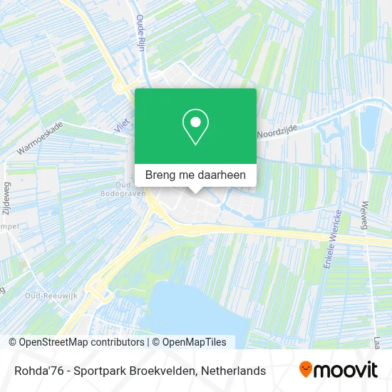 Rohda'76 - Sportpark Broekvelden kaart