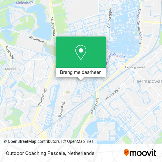 Outdoor Coaching Pascale kaart
