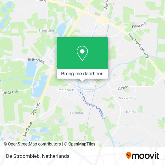 De Stroombieb kaart