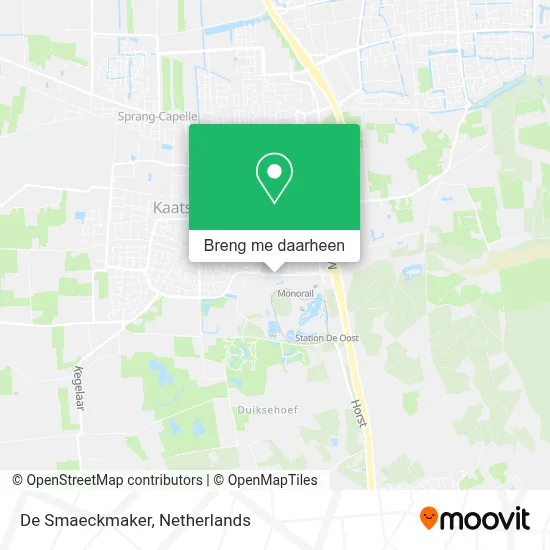 De Smaeckmaker kaart
